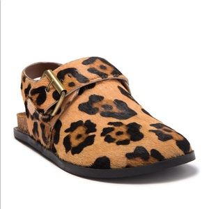 Free People Seattle Genuine Calf Hair Sling Clog